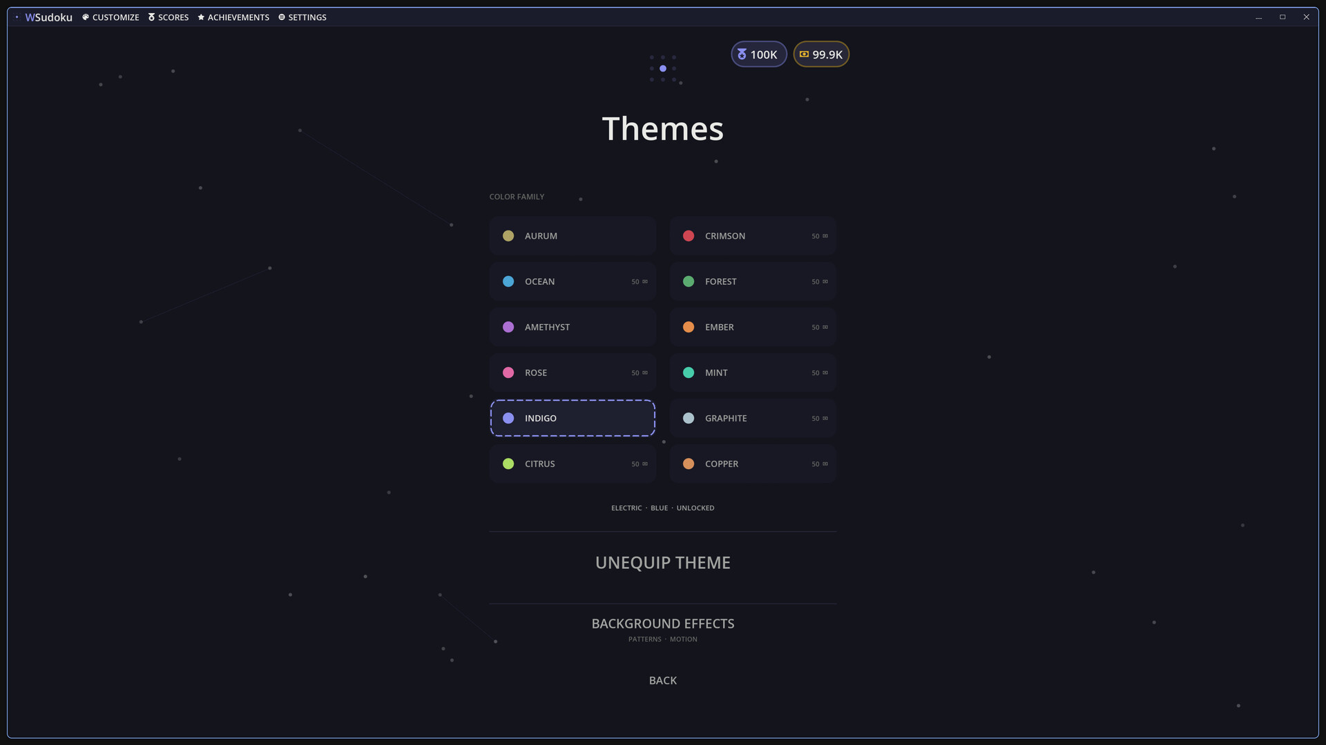 WSudoku screenshot 2