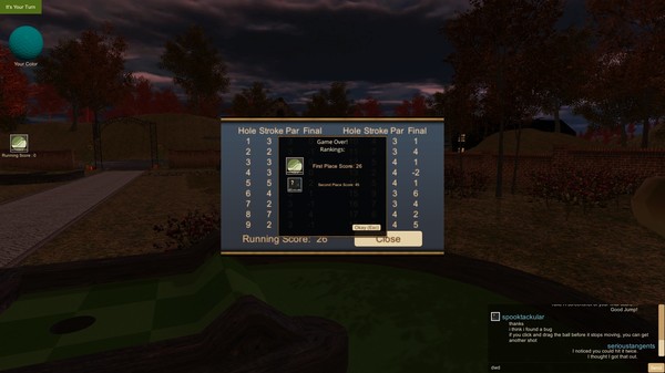 Screenshot z Autumn Park Mini Golf Screenshot z Autumn Park Mini Golf