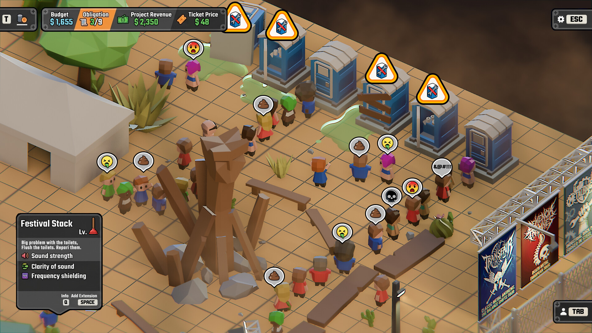 A Festival Management Roguelite screenshot 3