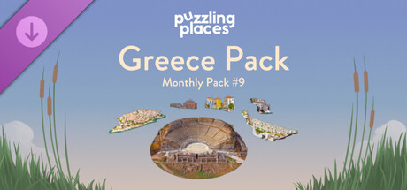 Capa oficial de Puzzling Places - Monthly Pack #9 - Greece