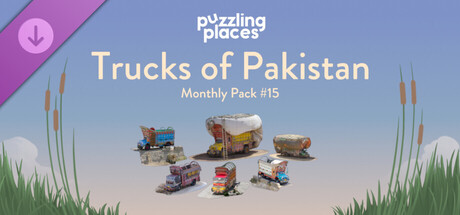 Capa oficial de Puzzling Places - Monthly Pack #15 - Trucks of Pakistan