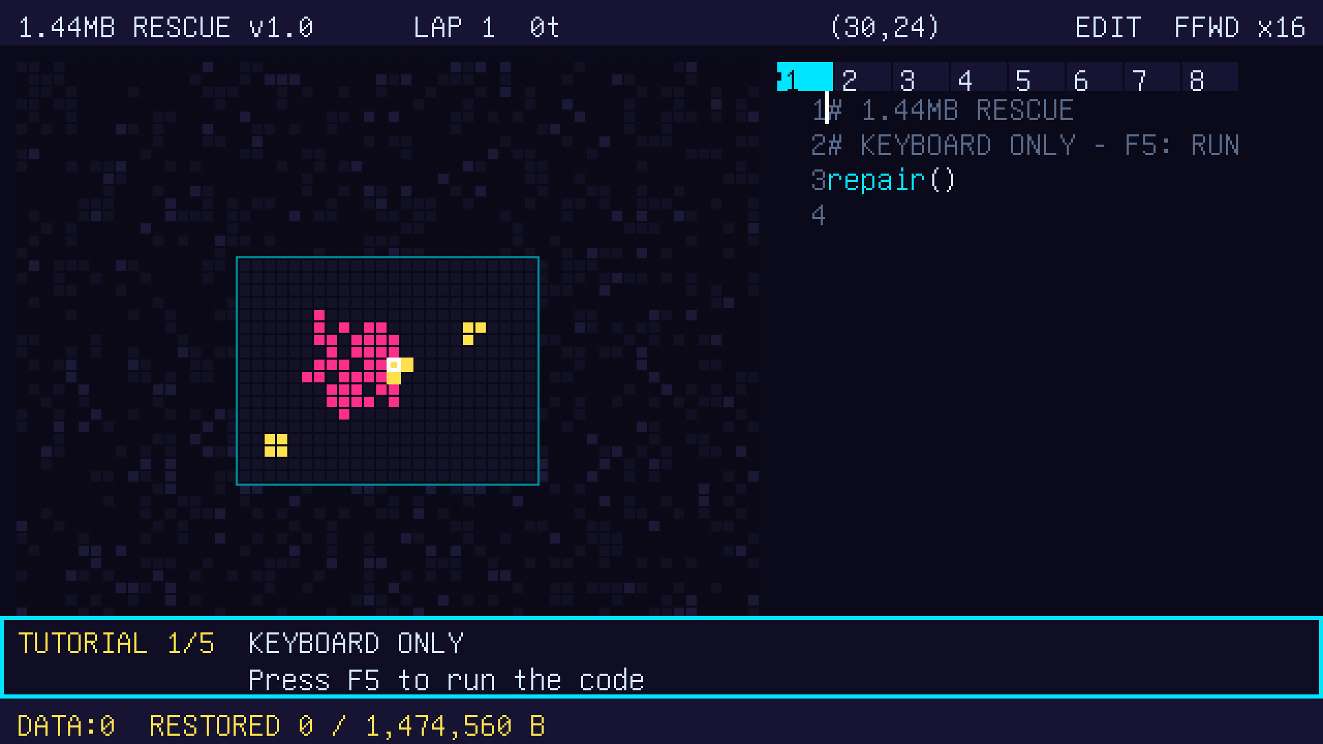 1.44MB RESCUE — gameplay screenshot 1