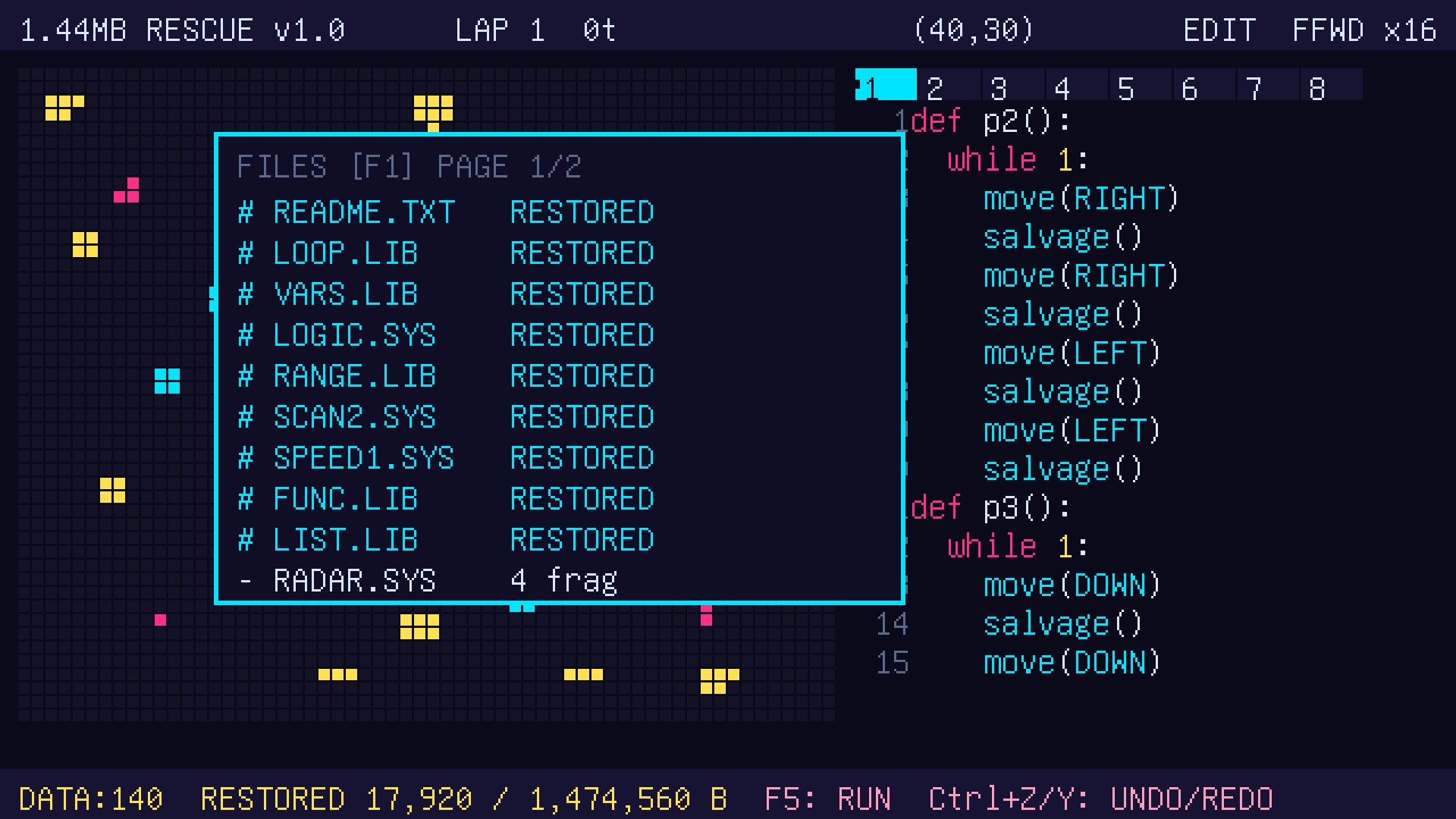 1.44MB RESCUE screenshot 5