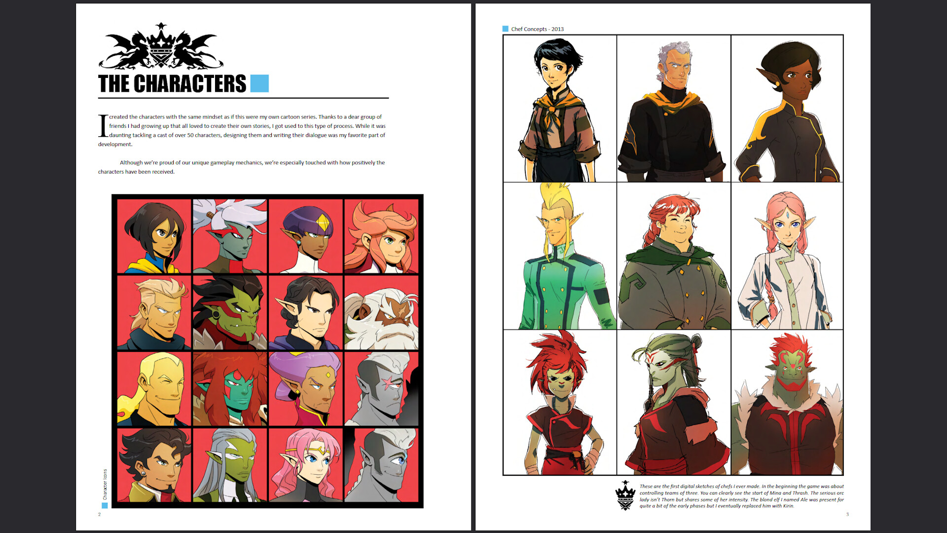 Battle Chef Brigade Deluxe - Art Book 스크린샷 2