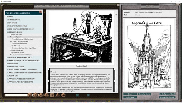 Fantasy Grounds - D&D Classics: The History of Dragonlance screenshot 7