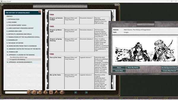 Fantasy Grounds - D&D Classics: The History of Dragonlance screenshot 1