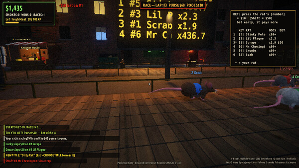 Bums Race Rats screenshot 2