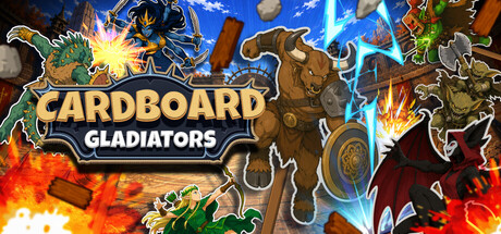 Cardboard Gladiators — Steam header