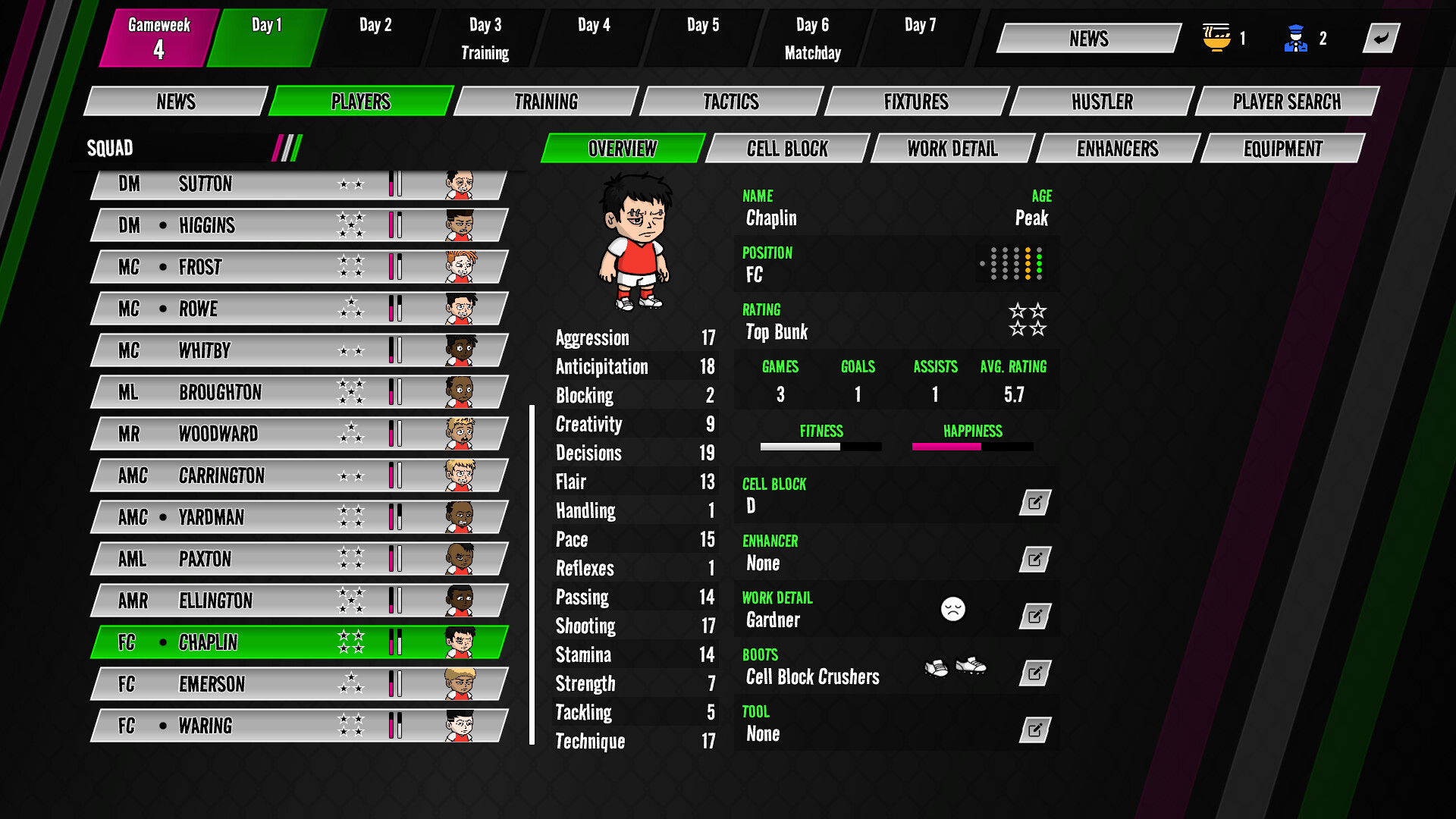 Slammer Soccer: Football Management screenshot 2
