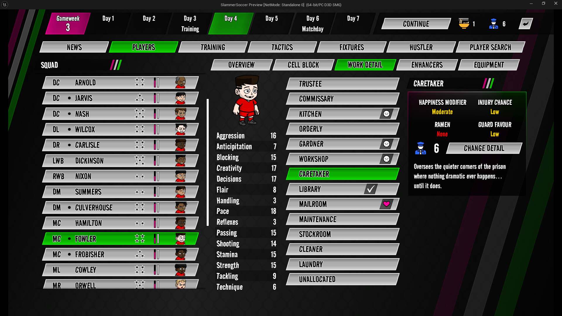 Slammer Soccer: Football Management screenshot 8
