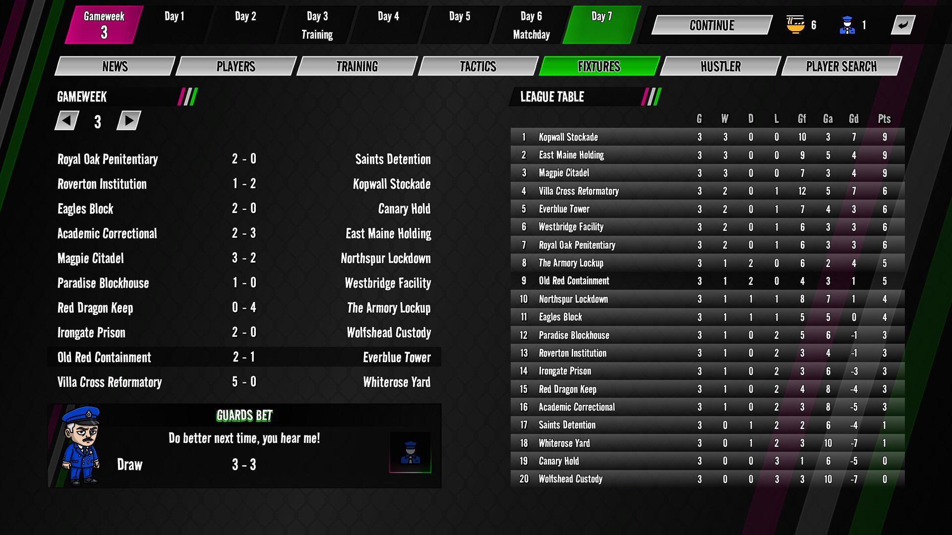 Slammer Soccer: Football Management screenshot 9