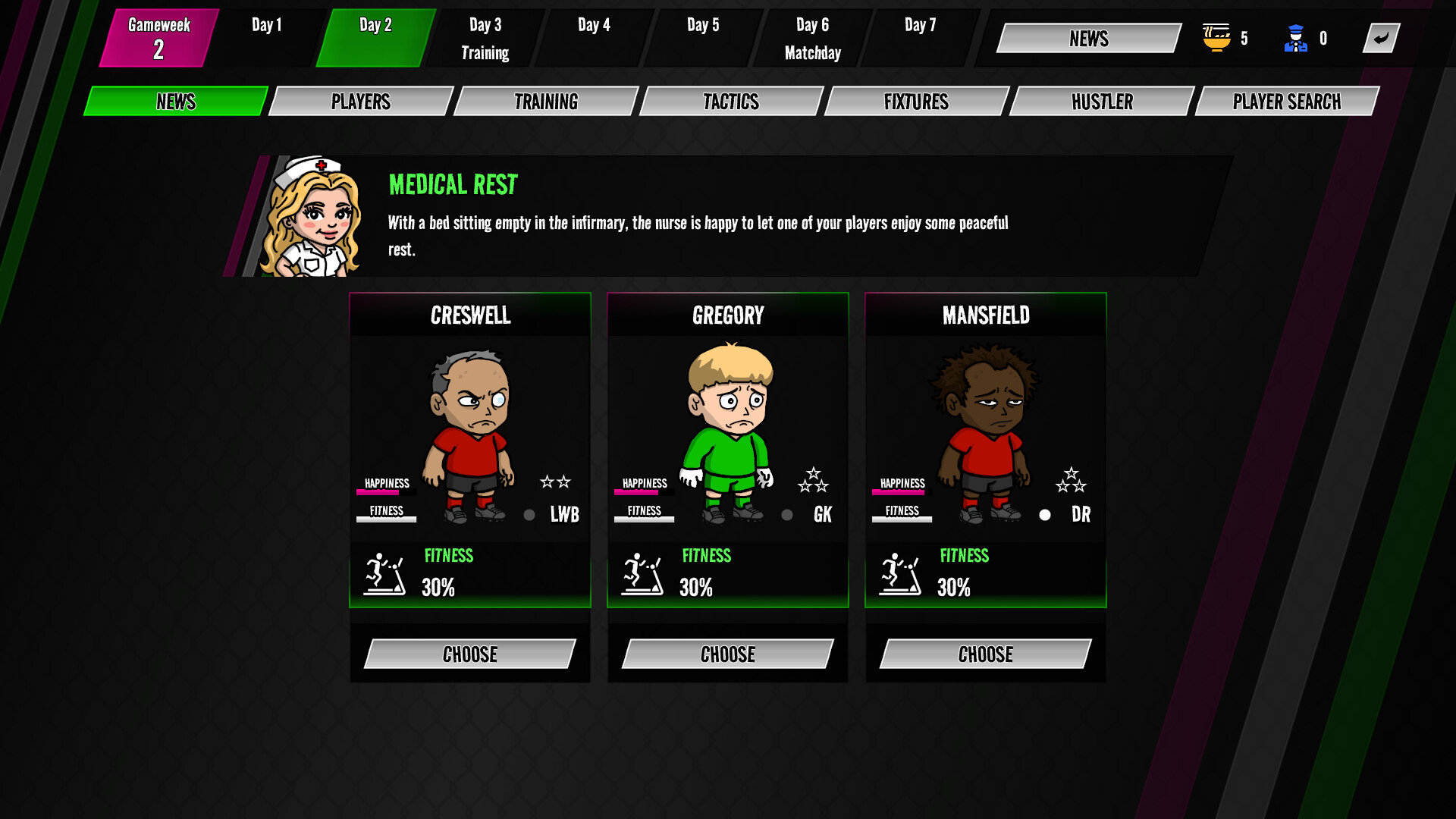 Slammer Soccer: Football Management screenshot 3