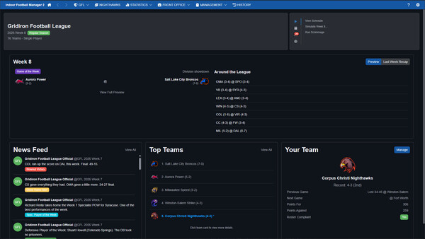 Indoor Football Manager 2 screenshot 1