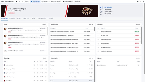 Indoor Football Manager 2 screenshot 2
