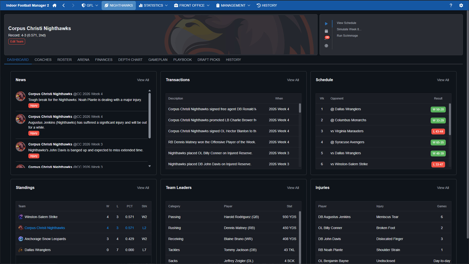 Indoor Football Manager 2 – Screenshot 5