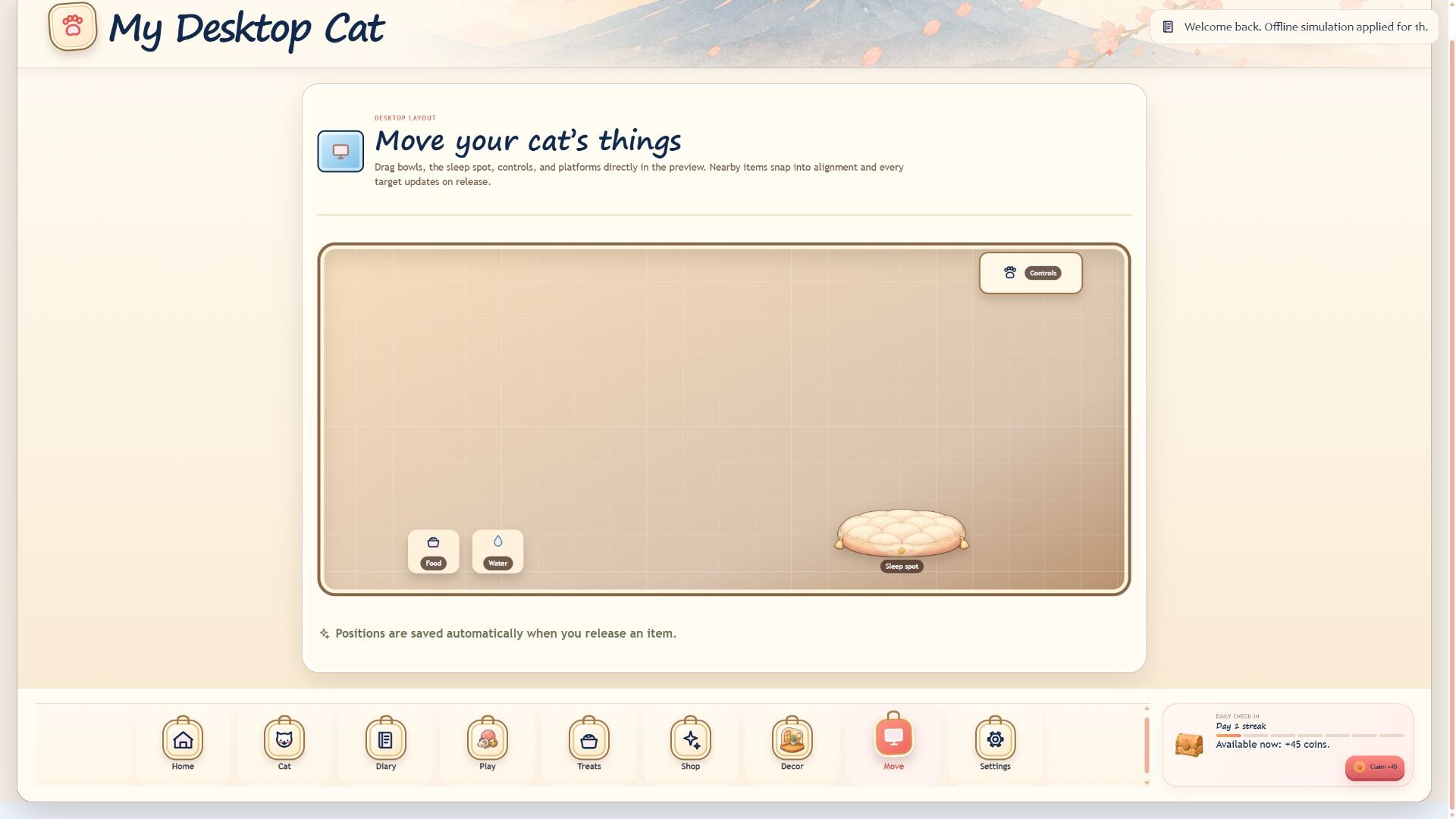 My Desktop Cat