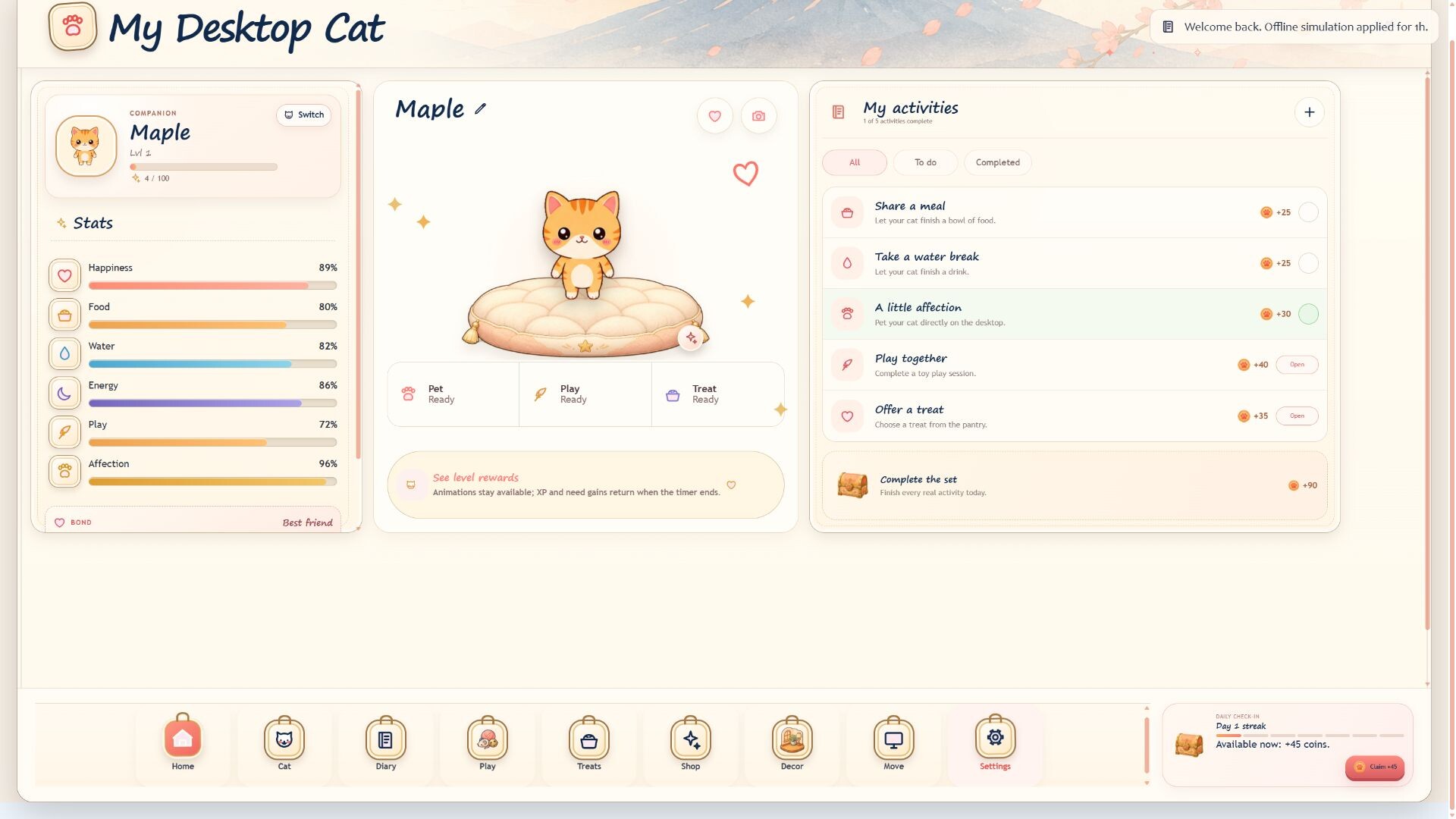 My Desktop Cat screenshot 2