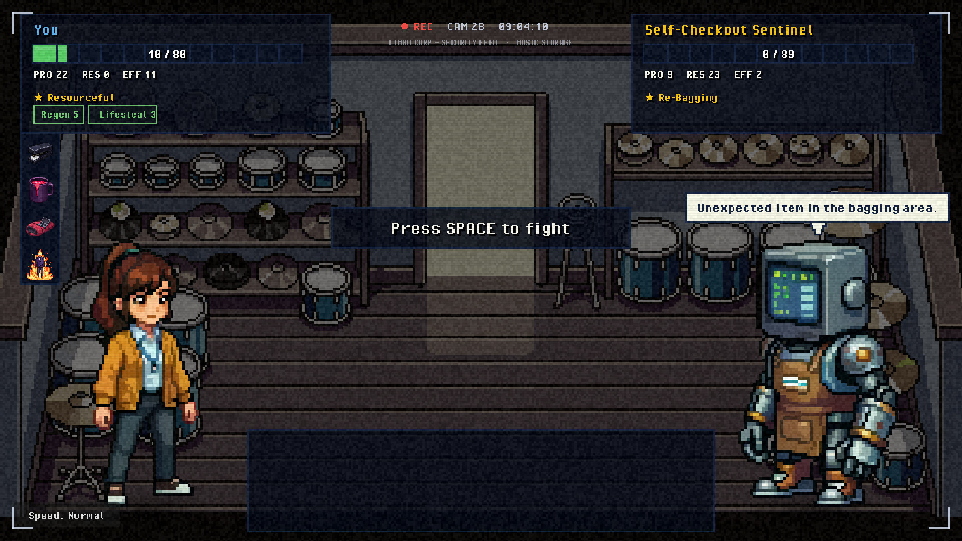 Open Headcount: A Corporate-Hell Roguelike screenshot 1