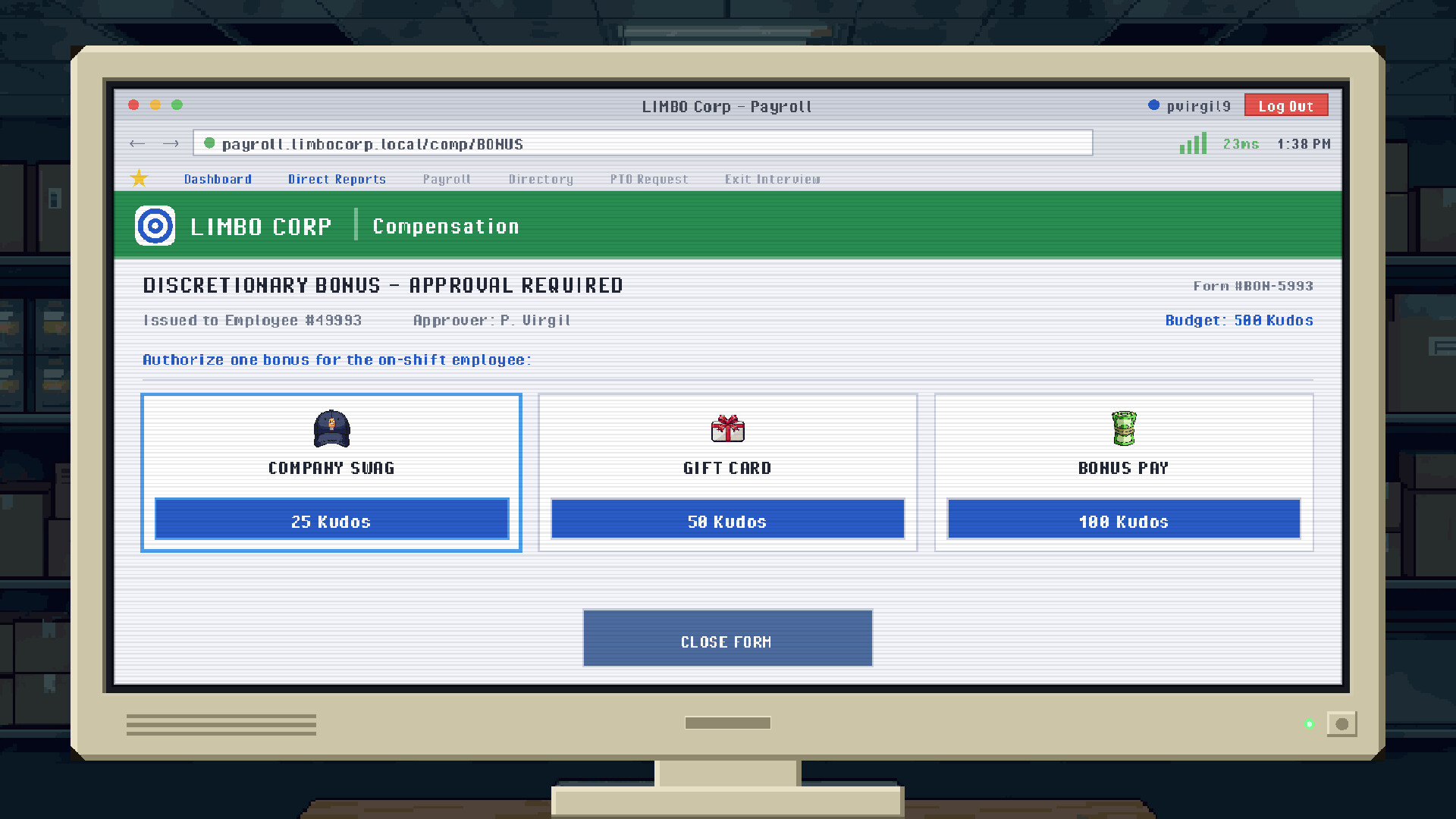 Open Headcount: A Corporate-Hell Roguelike screenshot 8