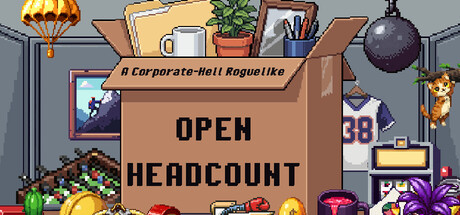 Open Headcount: A Corporate-Hell Roguelike — Steam game cover
