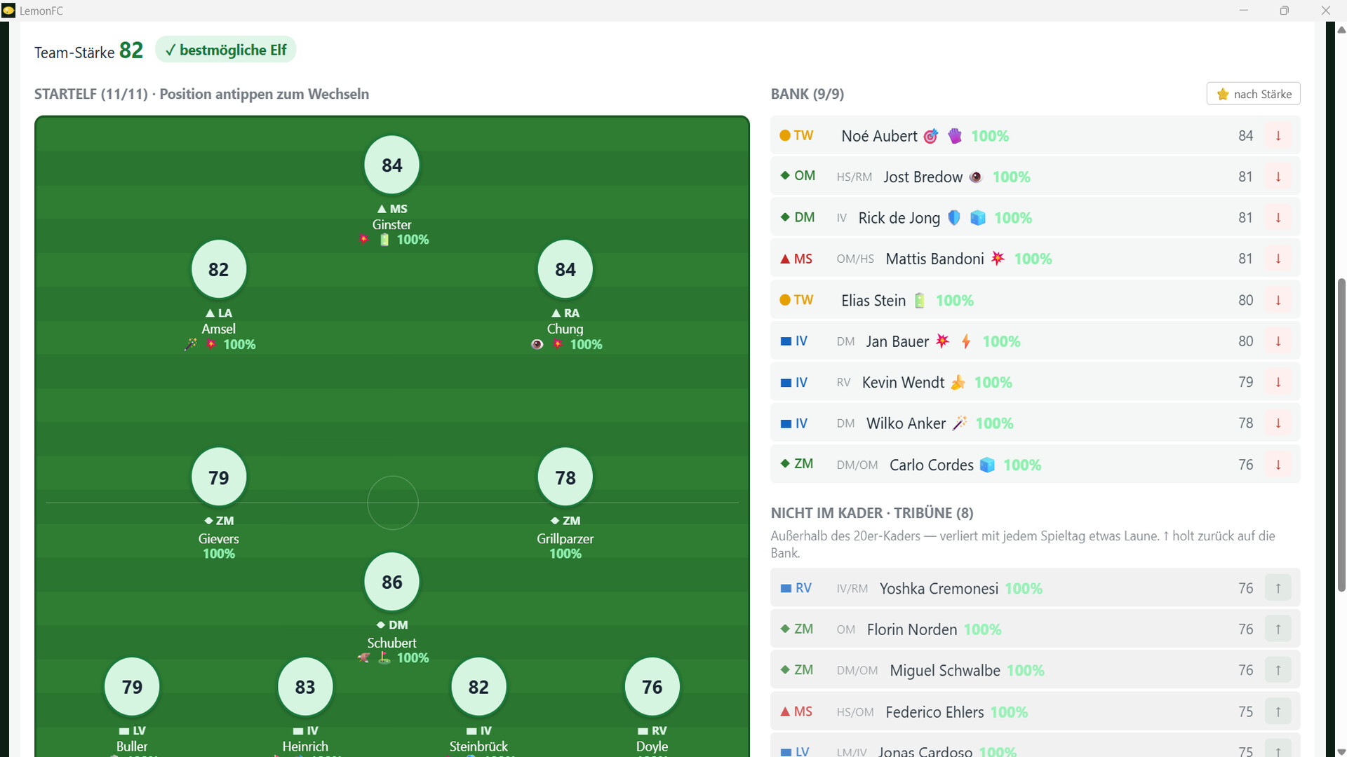 LemonFC - Der Fußball-Manager — gameplay screenshot 2
