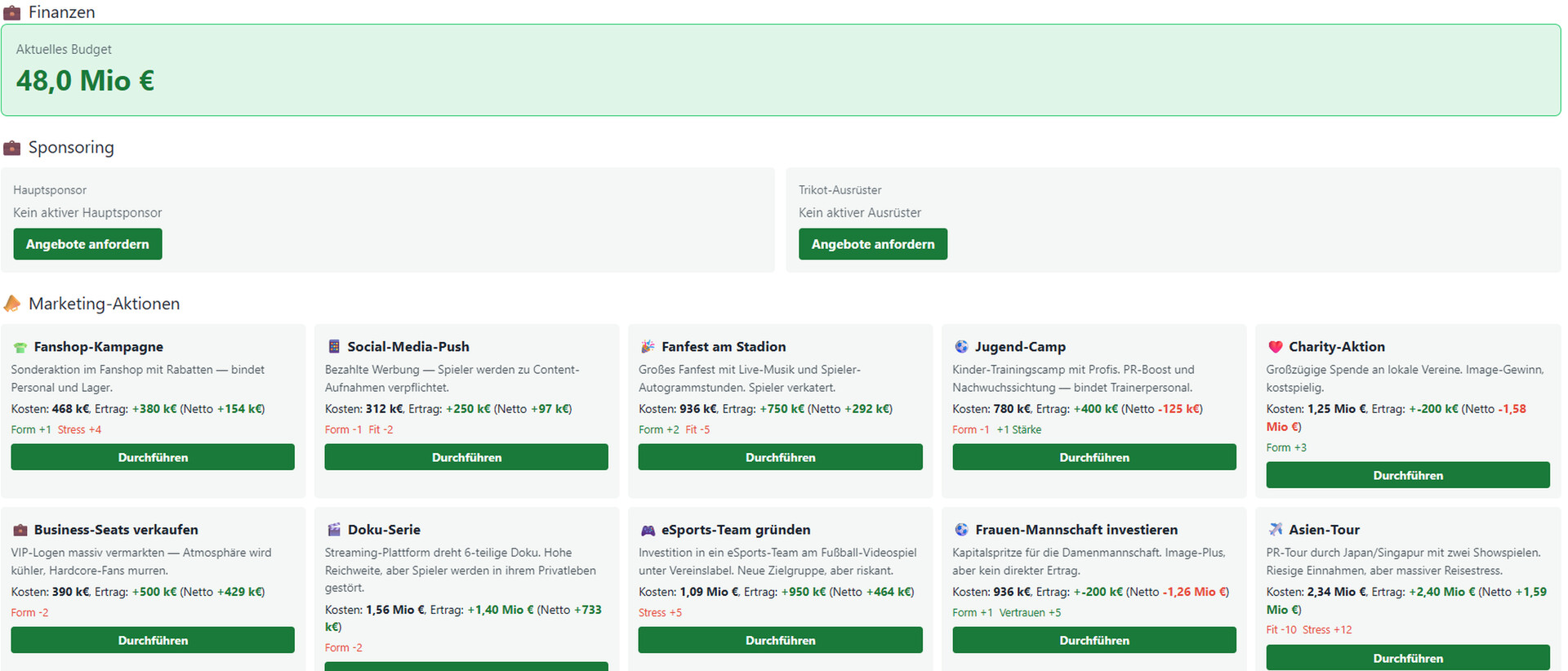 LemonFC - Der Fußball-Manager screenshot 1