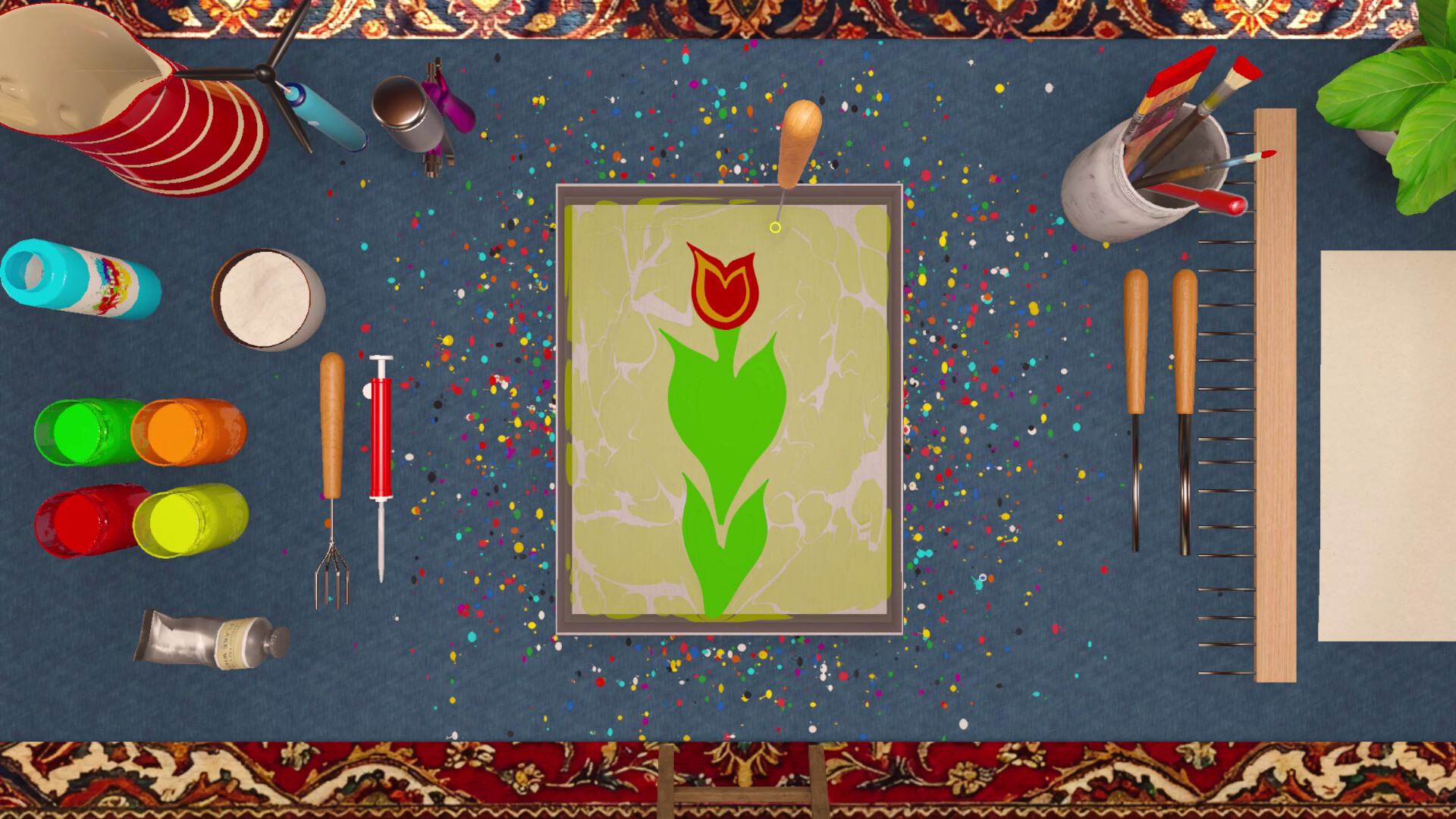 Ebru Artist Simulator screenshot 2