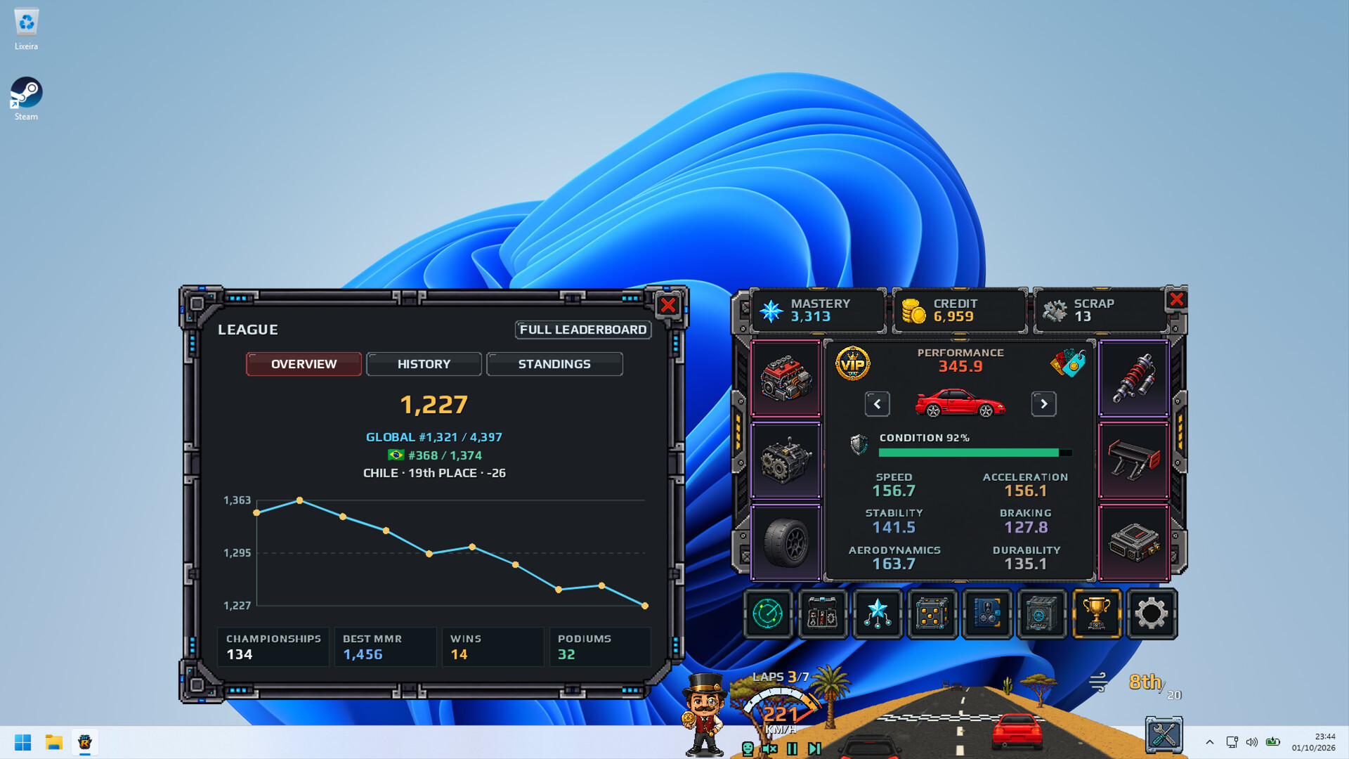 Desk Top Racer screenshot #3