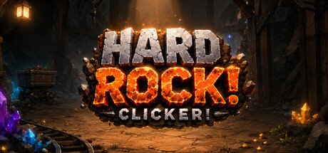 Hard Rock Clicker — Steam header