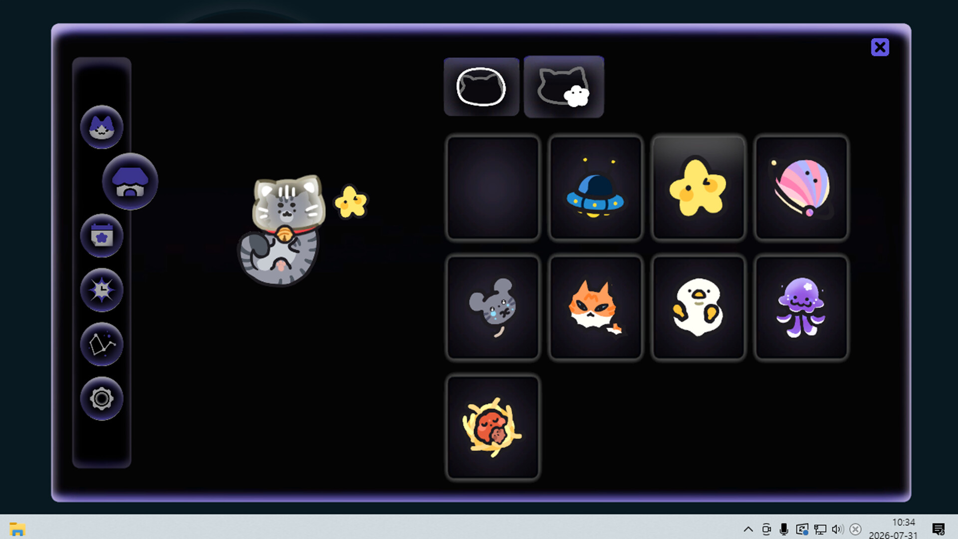 Cosmo Cat: A Cozy Desktop Idler screenshot 4