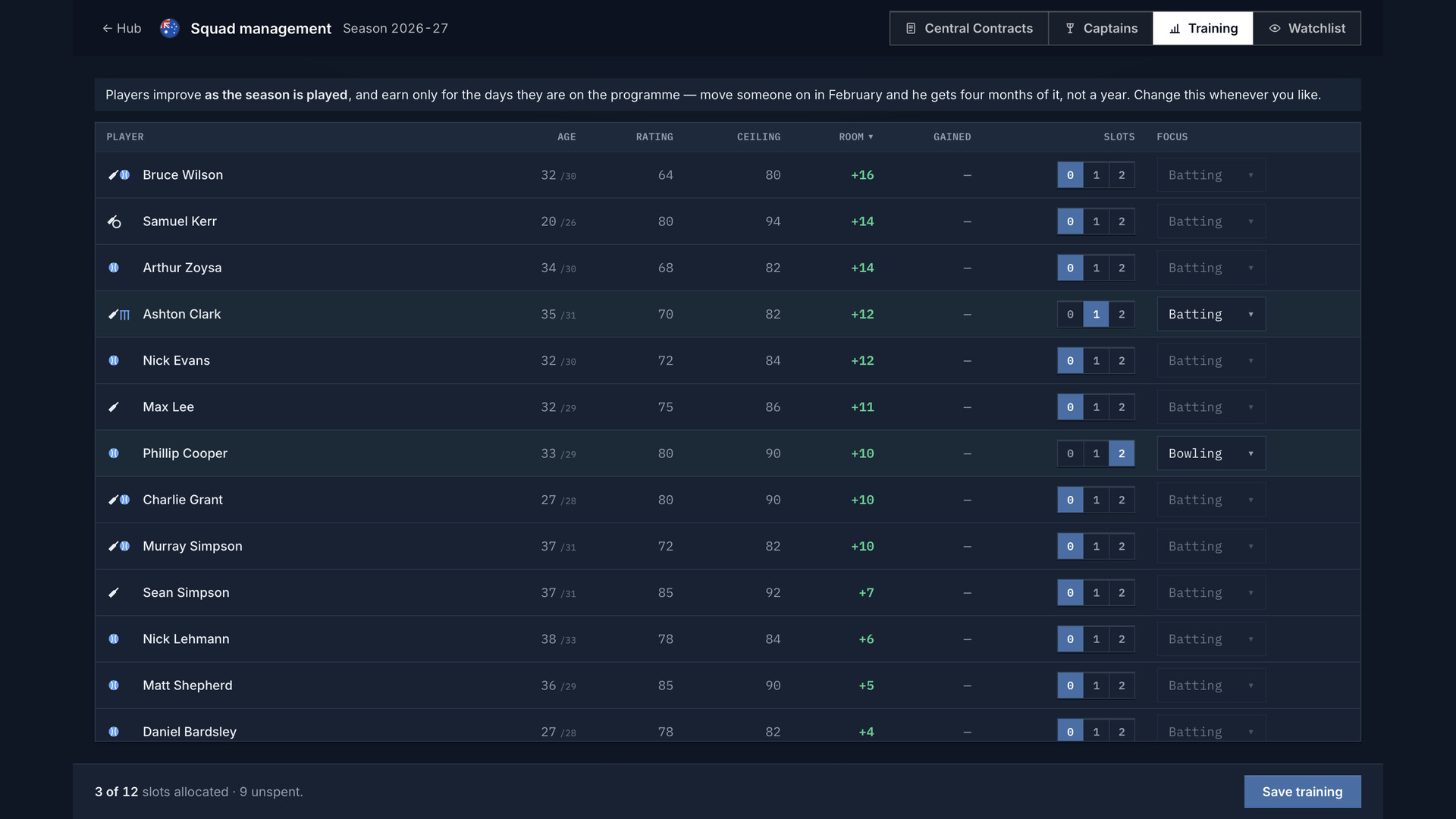 Cricket Team Manager screenshot 7