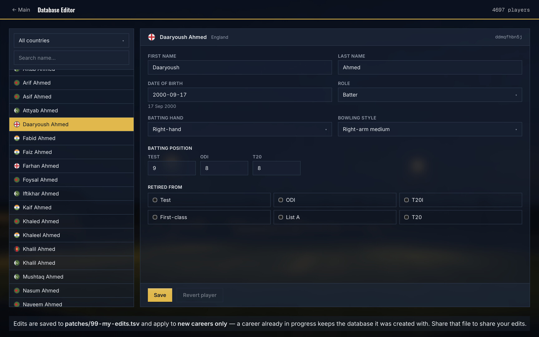 Cricket Team Manager screenshot #18