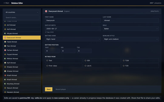 Cricket Team Manager screenshot 18