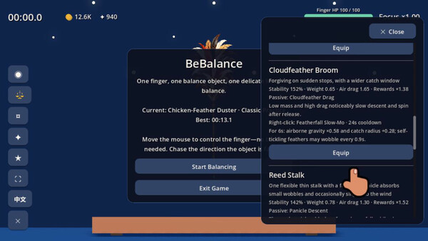 BeBalance Screenshot