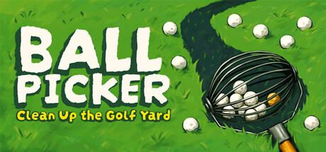 BALL PICKER - Clean Up the Golf Yard Banner