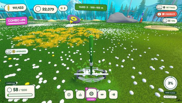 BALL PICKER - Clean Up the Golf Yard screenshot 1