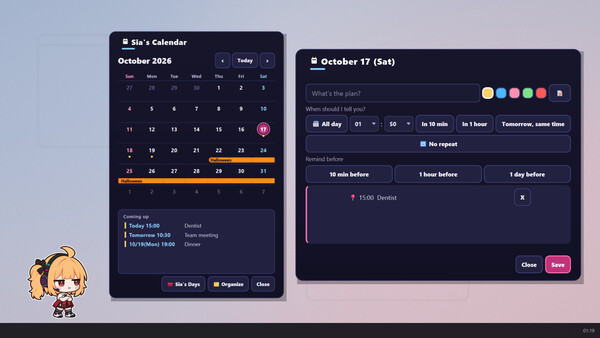 Sia Desktop Pet screenshot 4