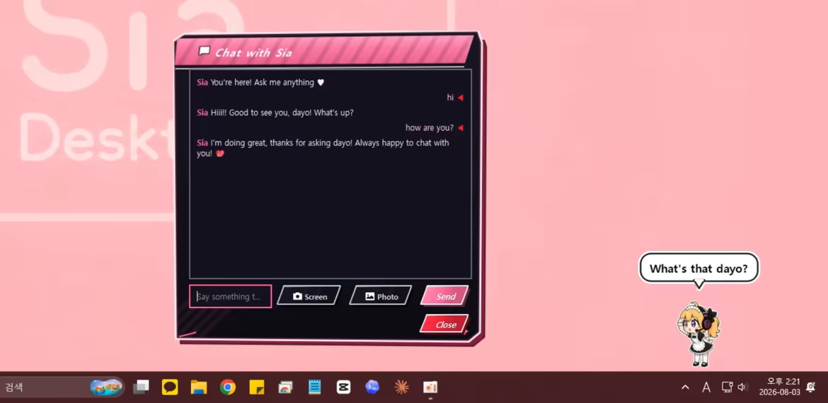 Sia Desktop Pet video 7
