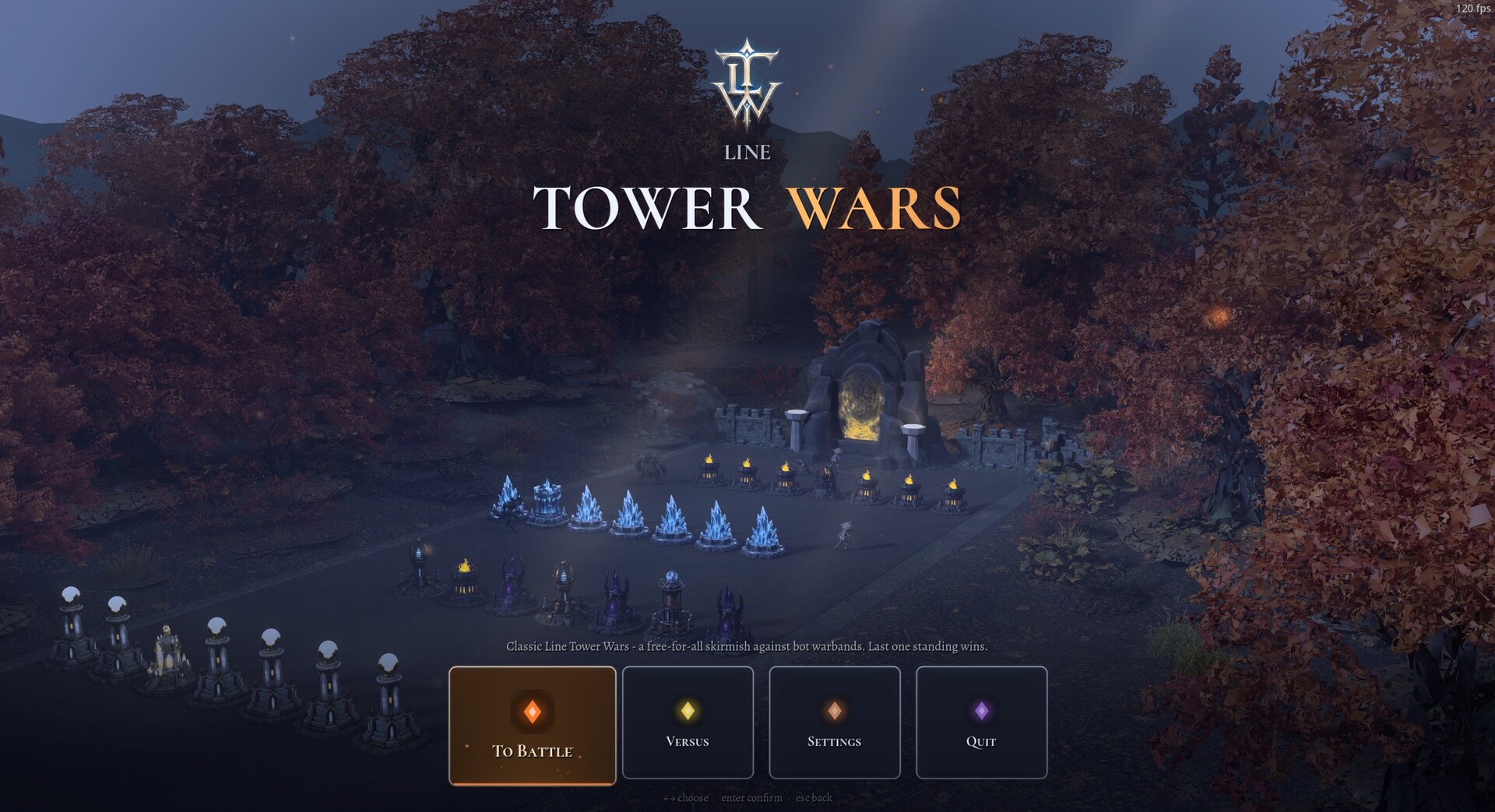 Line Tower Wars Gauntlet Mode screenshot 1