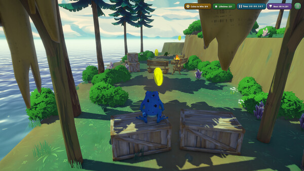 Screenshot of Frog Frog Parkour