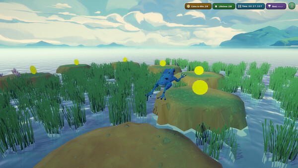 Screenshot of Frog Frog Parkour