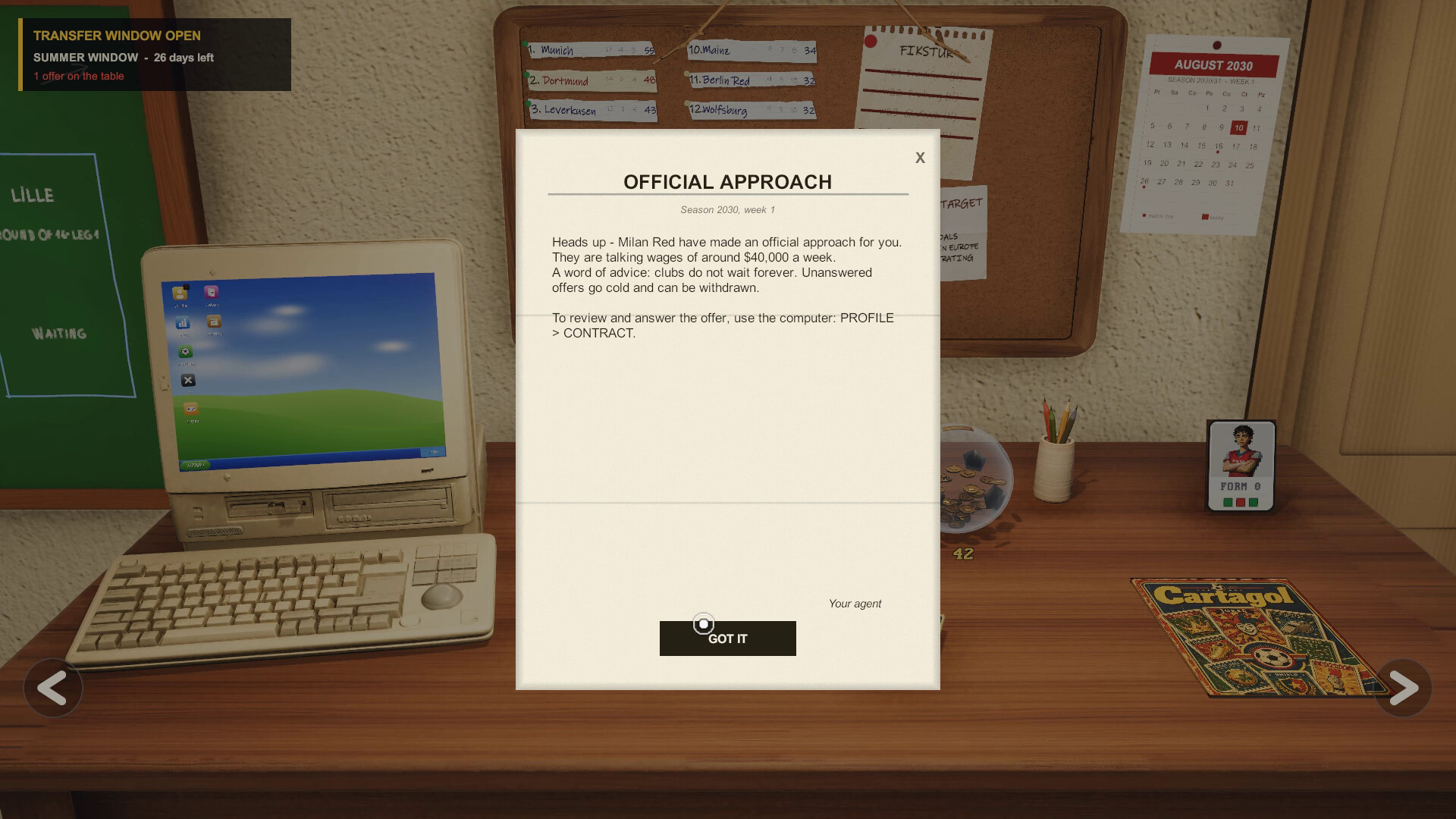 Cartagol: Football Card Career screenshot 5