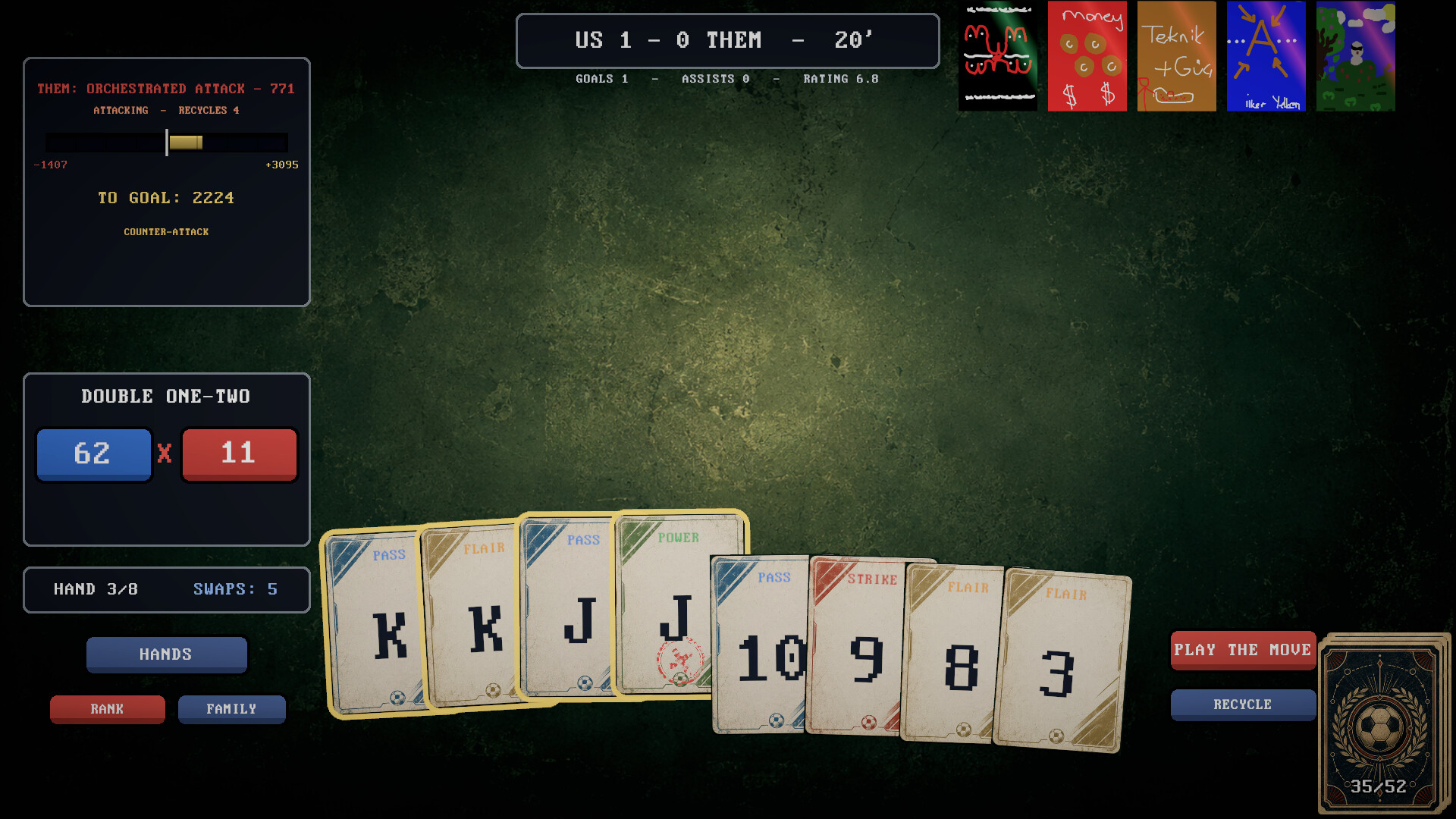 Cartagol: Football Card Career screenshot 2