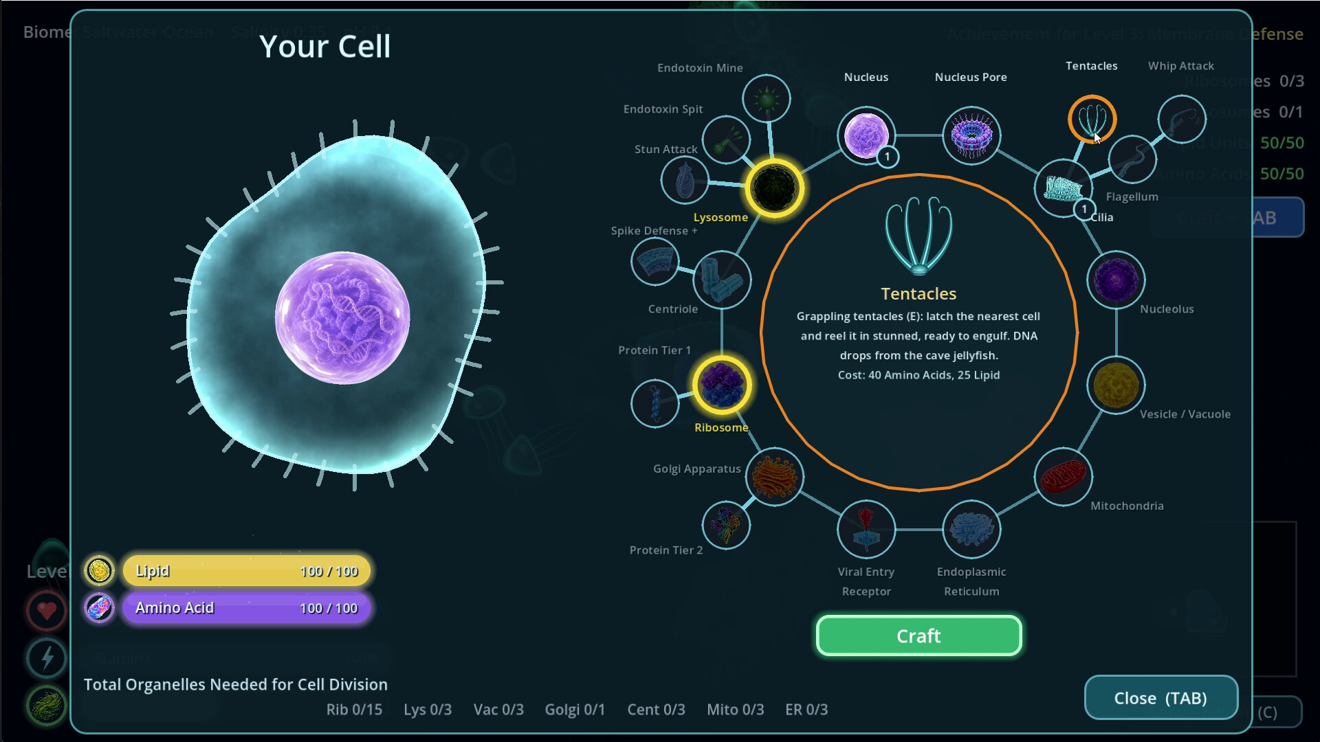 Salty: Evolution Simulator screenshot 2