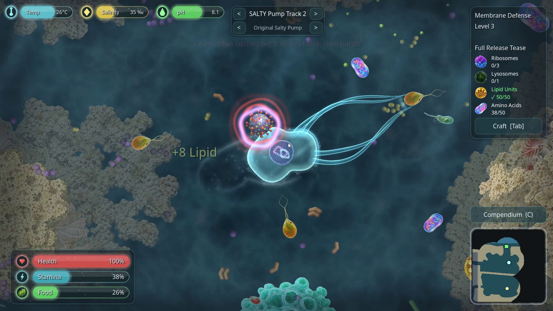 Salty: Evolution Simulatorのスクリーンショット 1