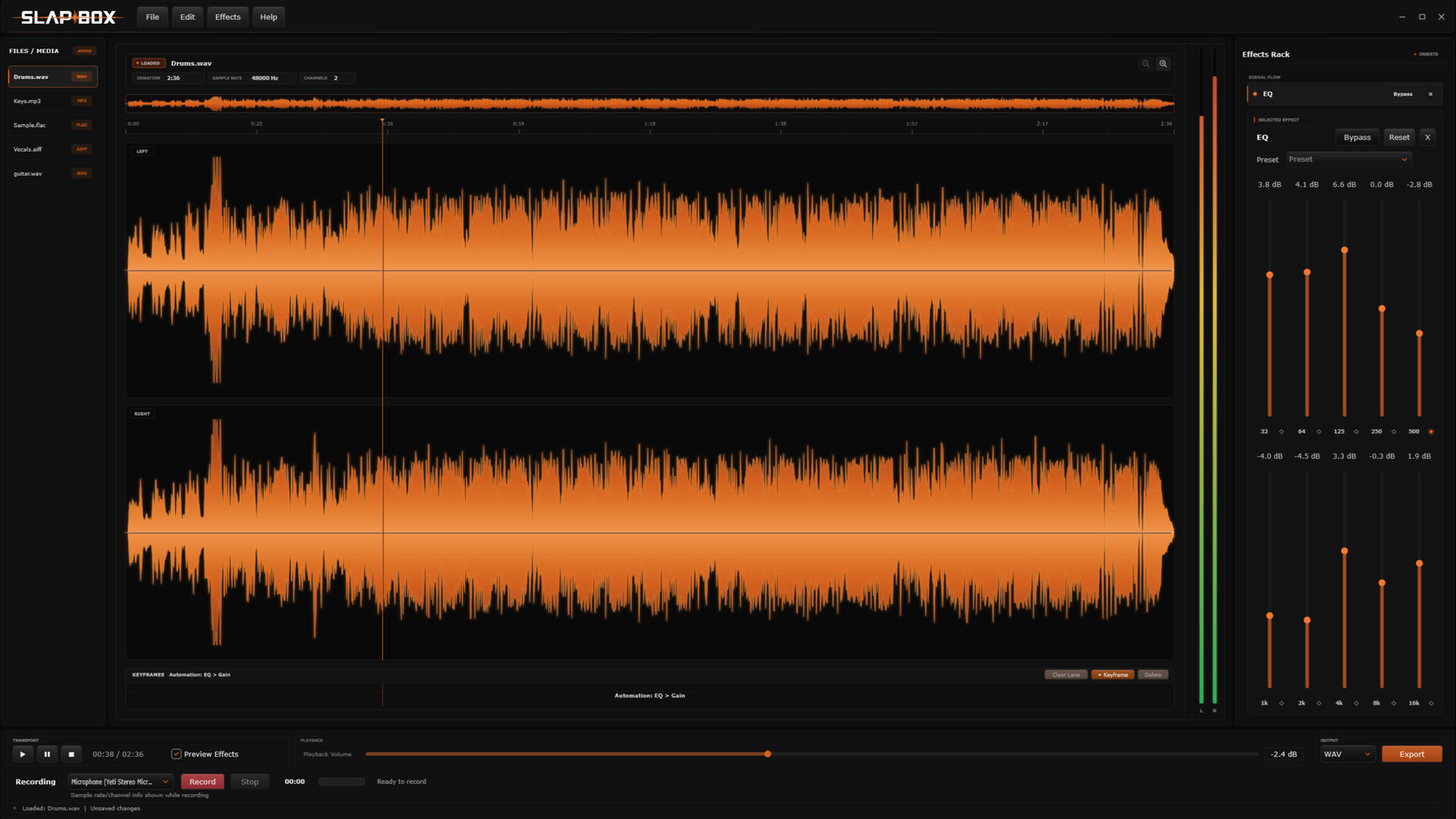 SlapBox: Audio Tools screenshot 2
