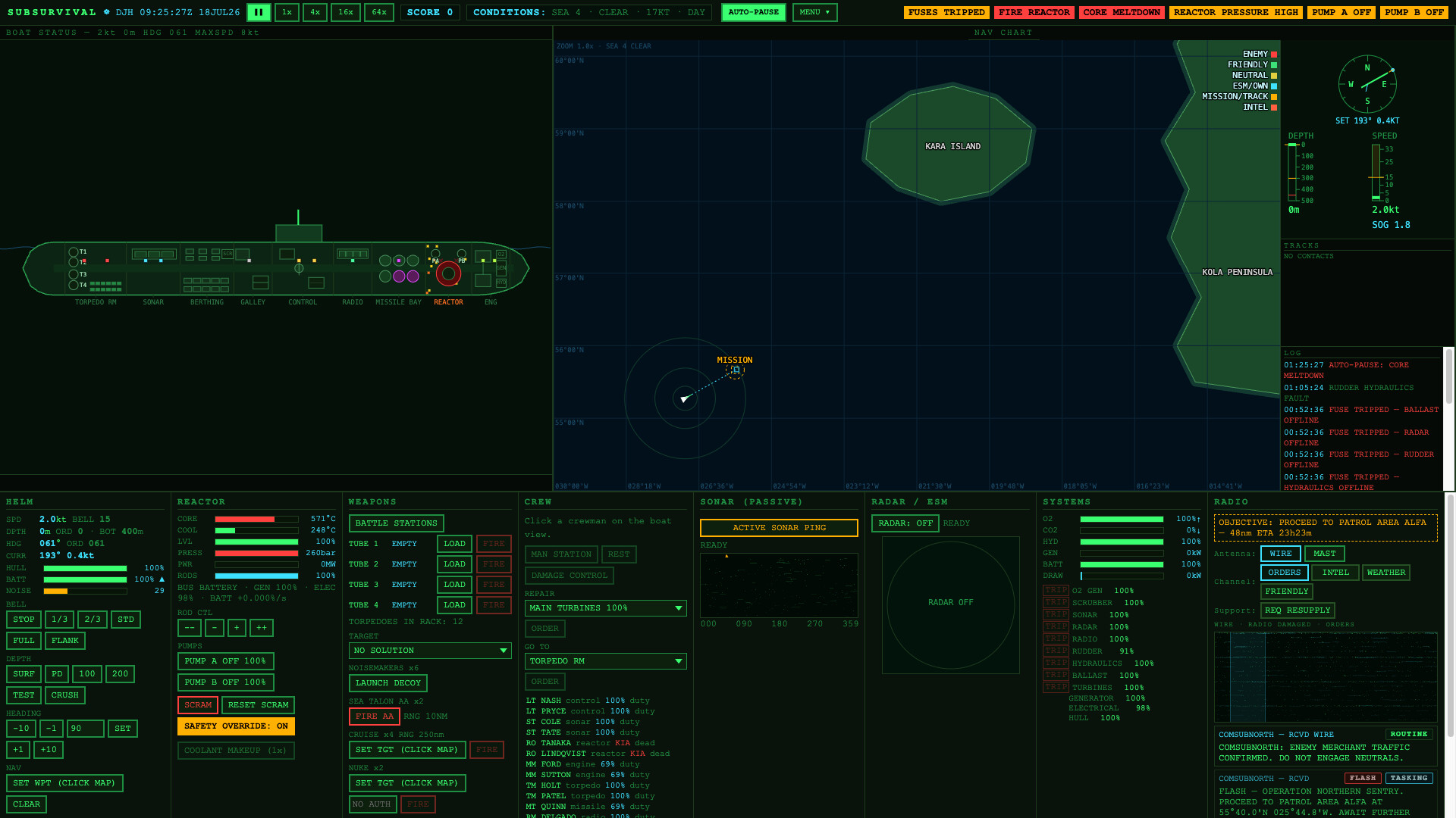 SubSurvival: SSN-13 "Grendel" screenshot 3