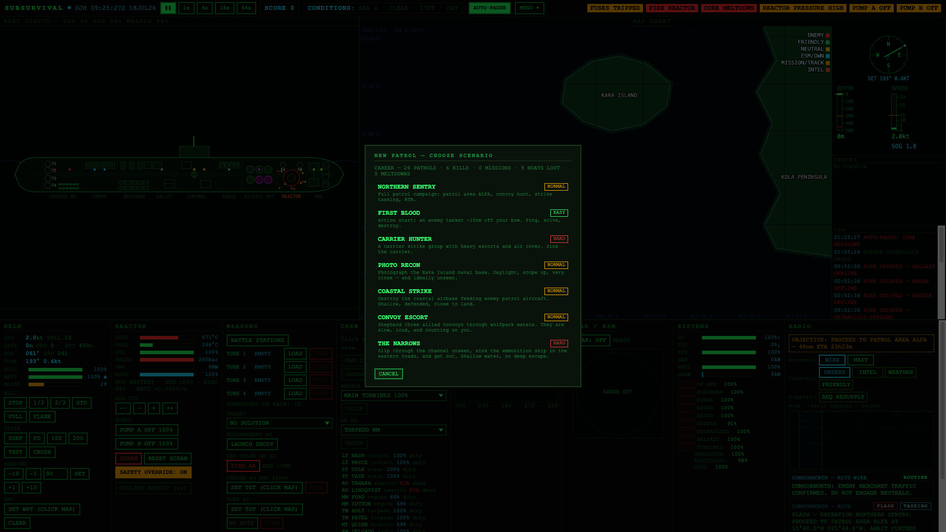 SubSurvival: SSN-13 "Grendel" screenshot 4