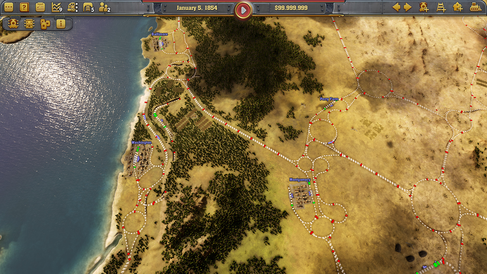 screenshot of Railway Empire 5