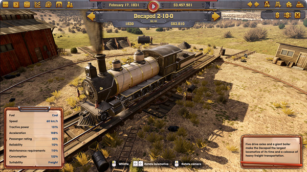 Screenshot z Railway Empire